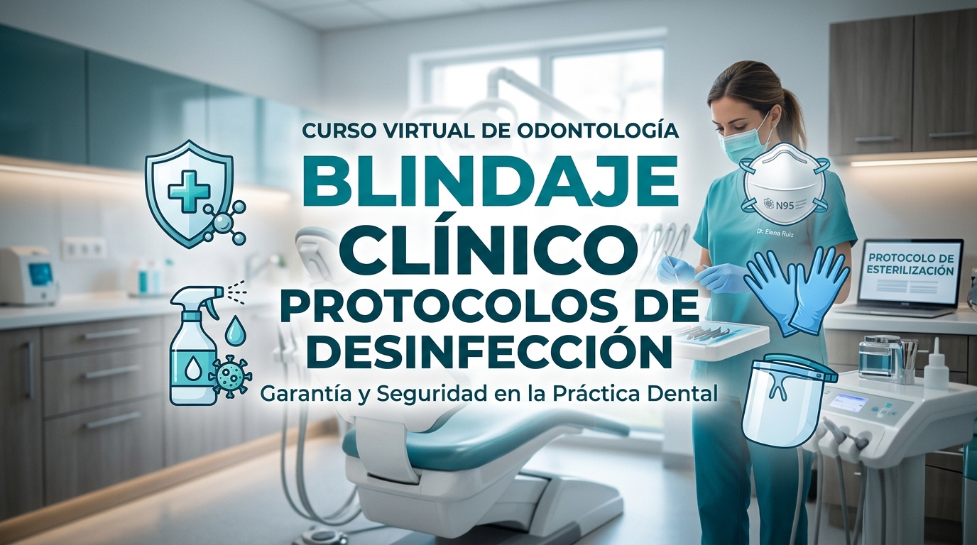 Blindaje clínico protocolo de desinfección. odontológica